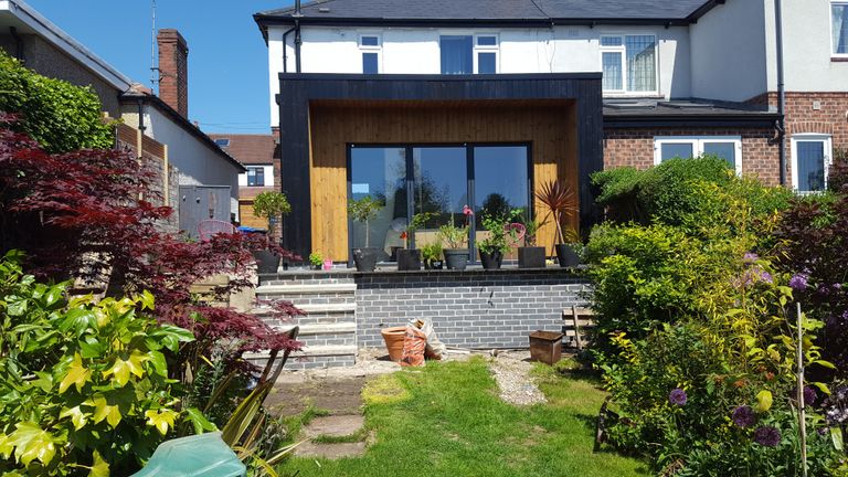 Custombuilt single and double storey extension