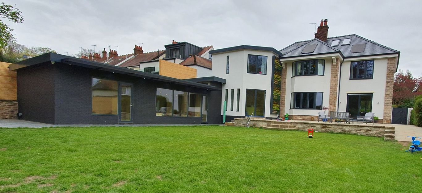 completed residential building renovation