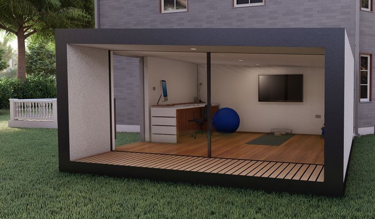 custombuilt single storey timber frame home extension Sheffield